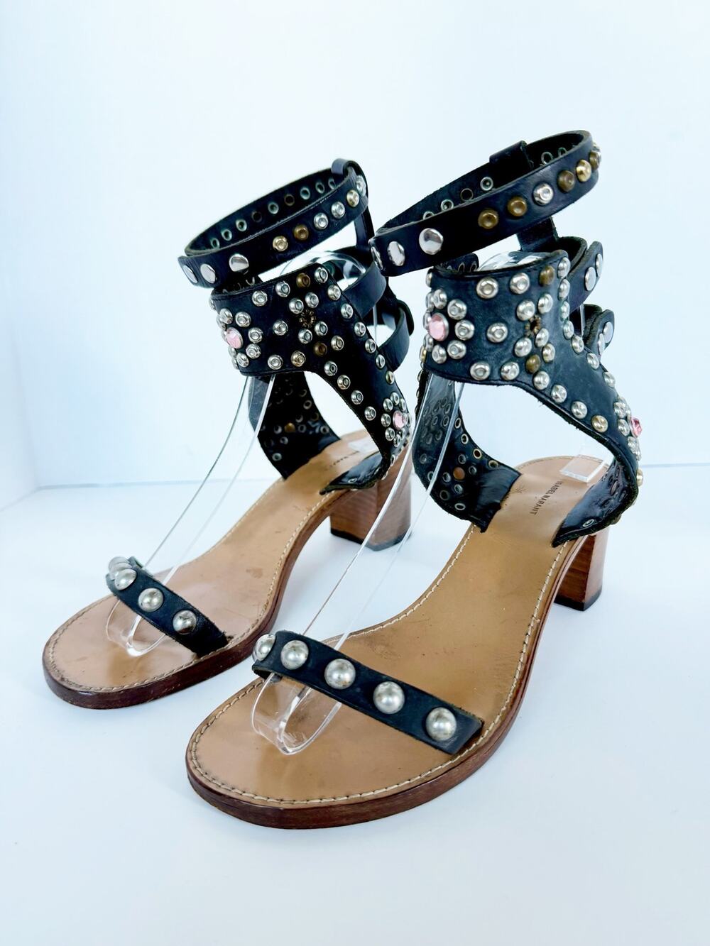 Isabel Marant Caroll Elvis Studded Sandals Gromit Embellished Sz 39